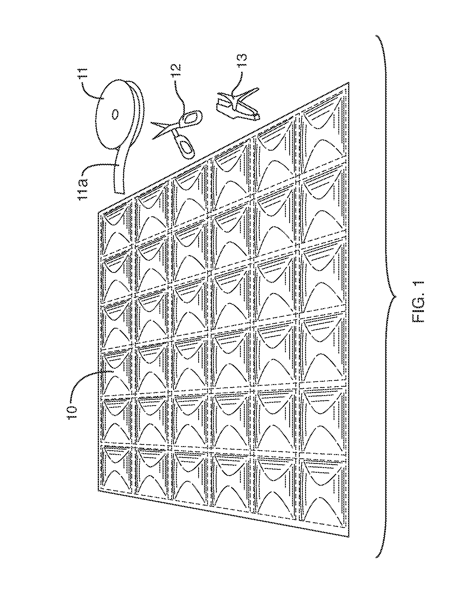 Low permeance segmented insulative device and related kit