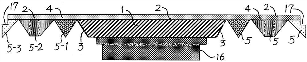 Reverse buckling type plate with gapless edge covering at all corners of the end face