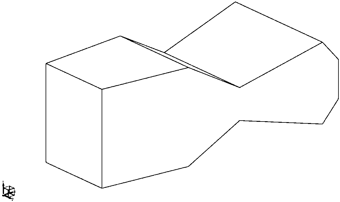 Throat offset aerodynamic vectoring nozzle with lateral expansion