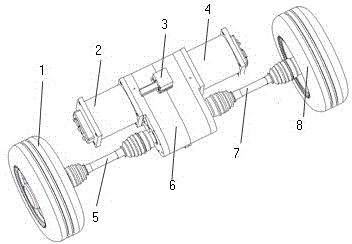 A dual-mode pure electric drive system for vehicles