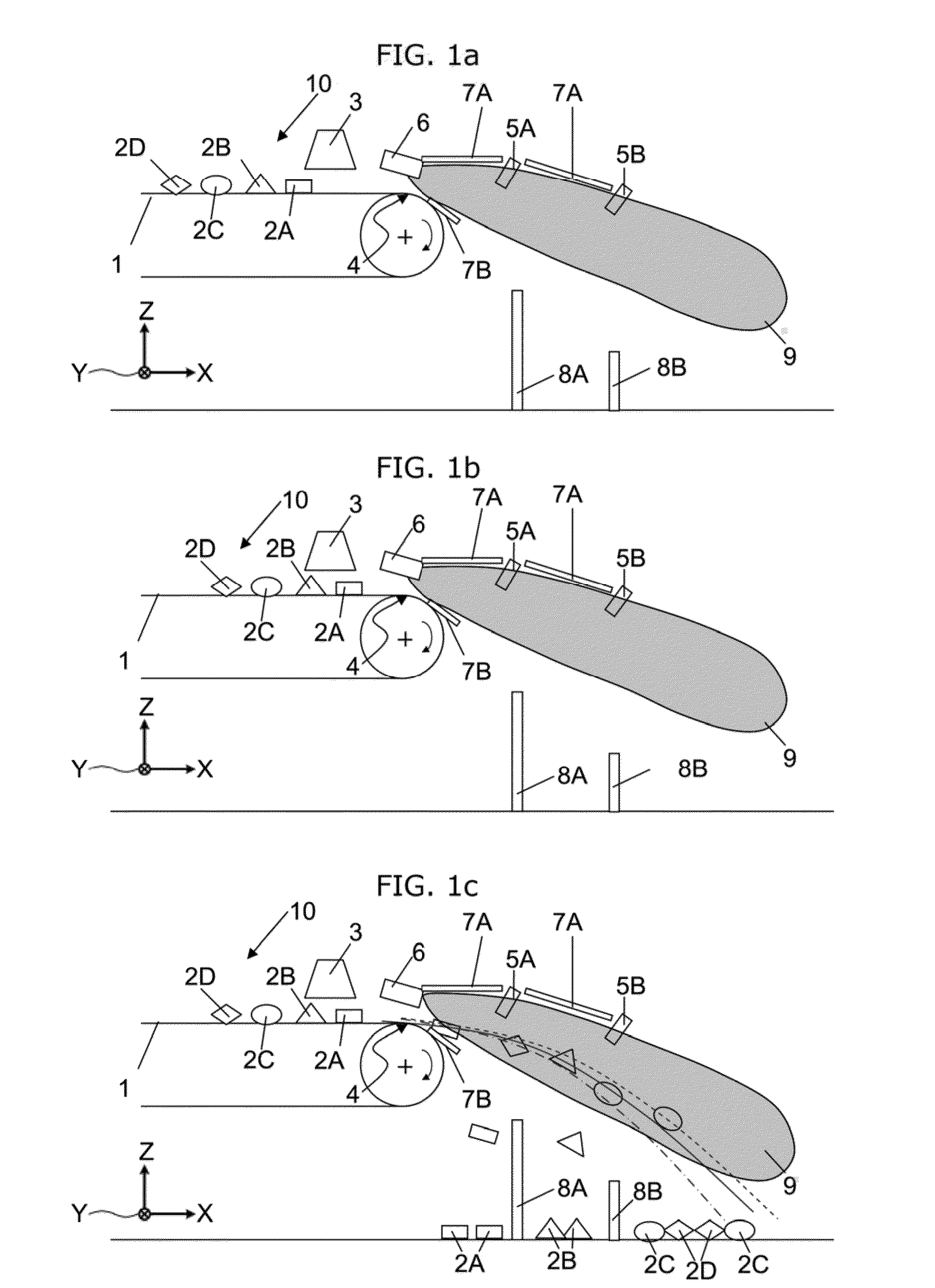 Apparatus and method for separating material