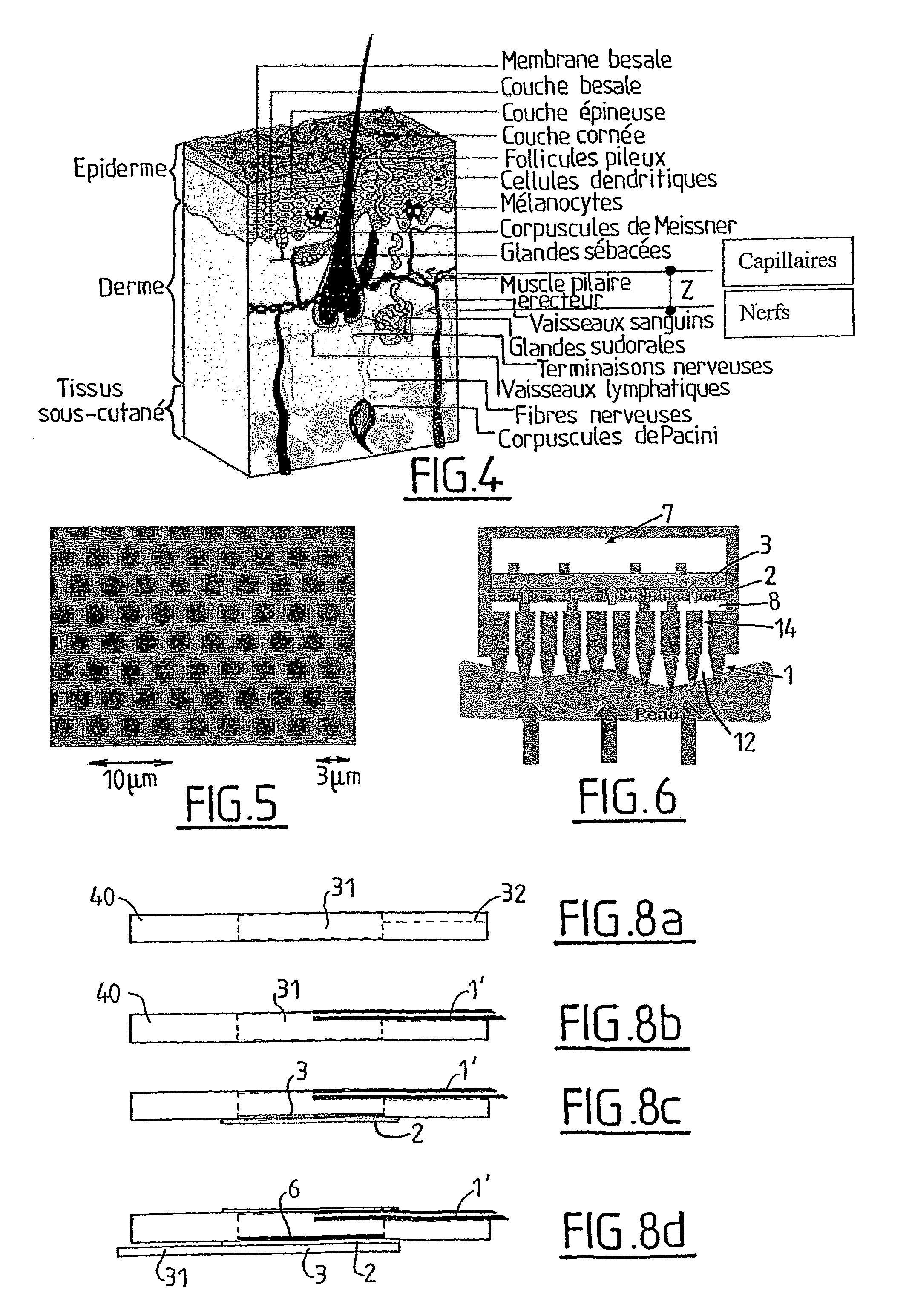 Blood sampling device comprising at least one filter