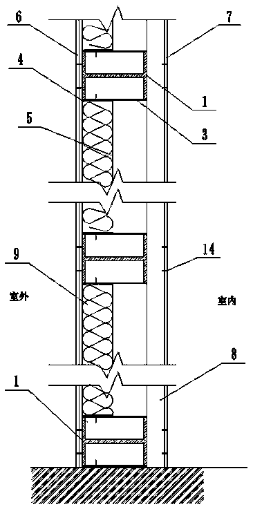 Anti-explosion pressure-relief wall construction method for large-scale industrial factory building