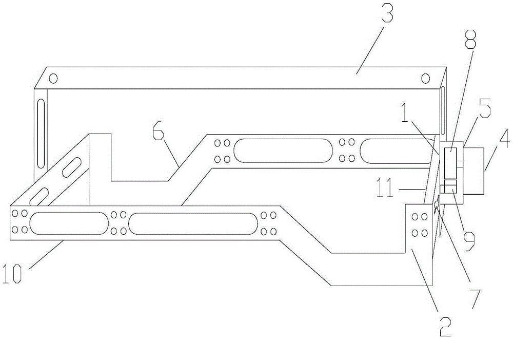 Double-camera and multi-angle shooting supporting device for unmanned aerial vehicle