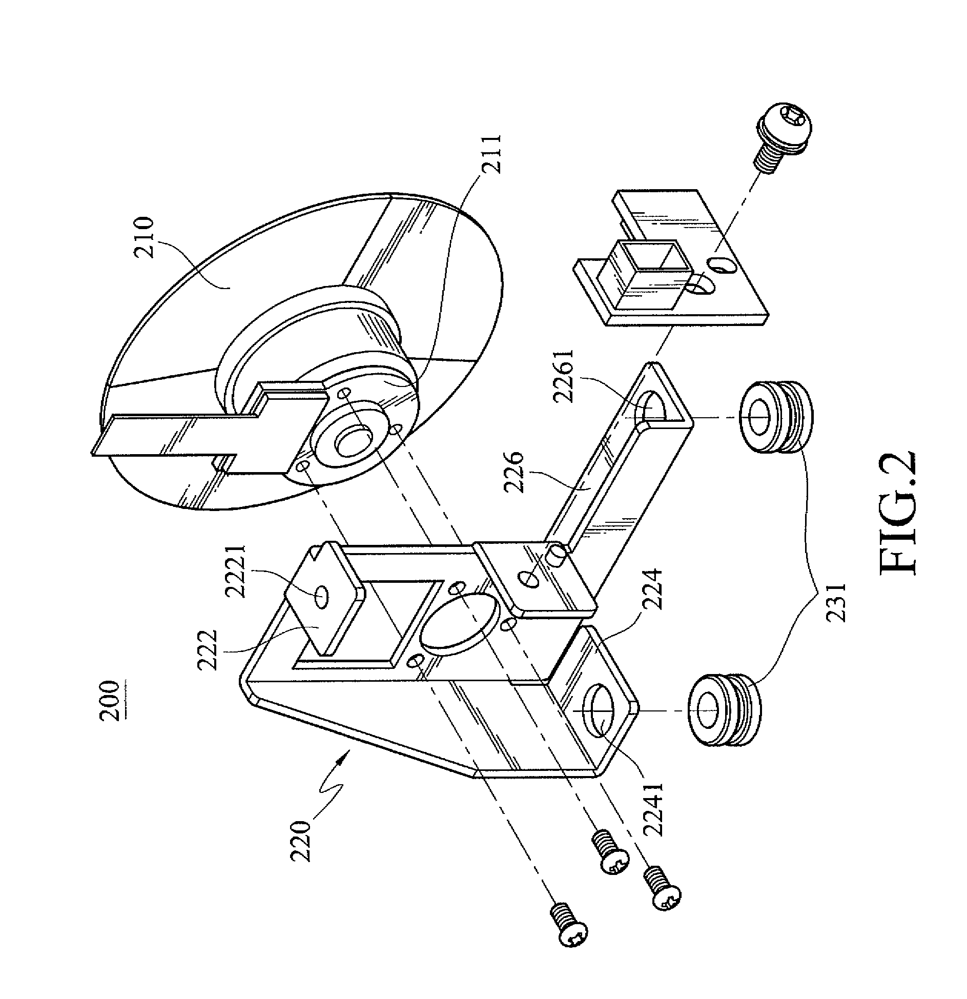Color wheel module for use in an optical engine and said optical engine