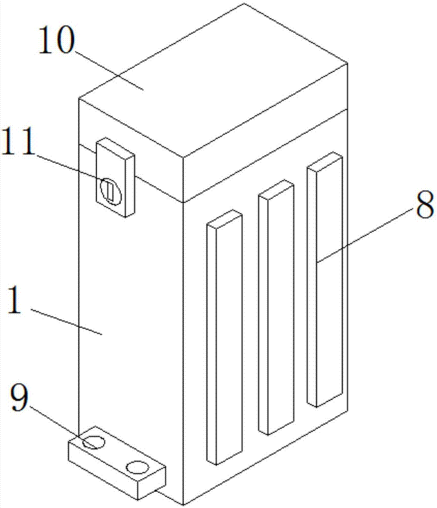 Columnar battery case and battery thereof