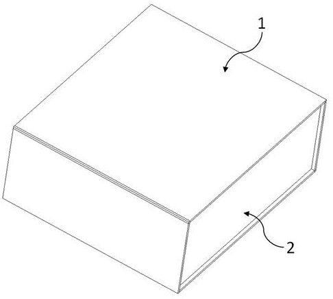 Packing box with drawing automatic lifting structure