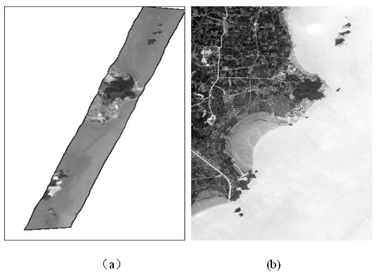 Image characteristic registration based geometrical fine correction method for aviation multispectral remote sensing image