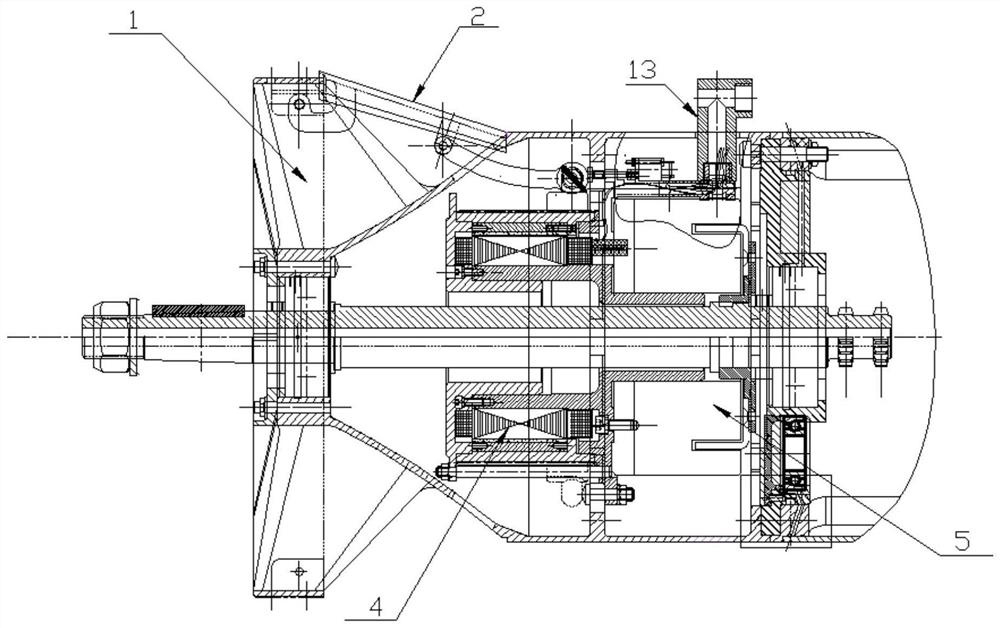 Aviation winch air door opening device