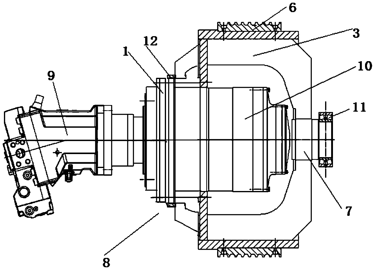 Traction device of winch