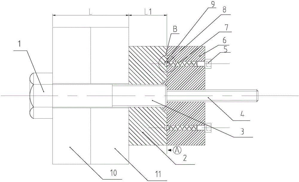 Bolt set with anti-loosening function