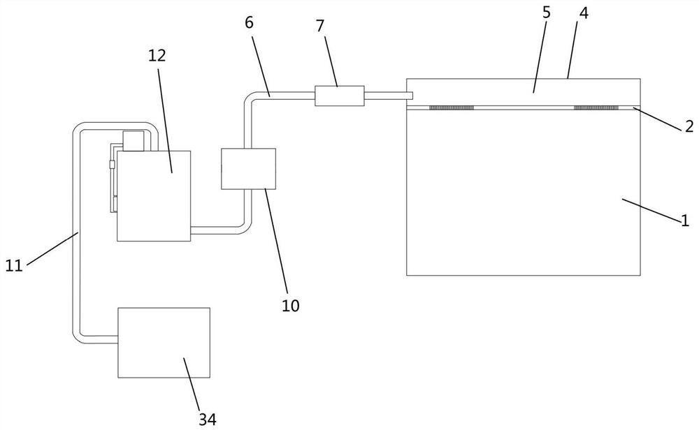 Return air purification system of ship air conditioner