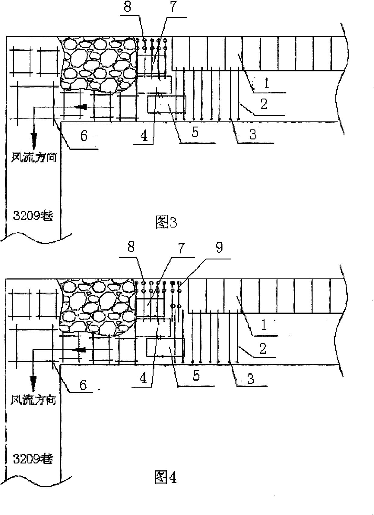 Method for supporting triangular area in coal mine support-dismantling process