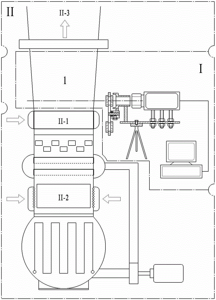 An Oxygen/Iodine Supersonic Mixed Heat Flow Field Testing Device