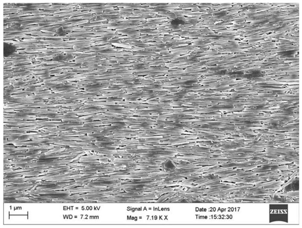 Method for directionally arranging halloysite nanotubes on large scale