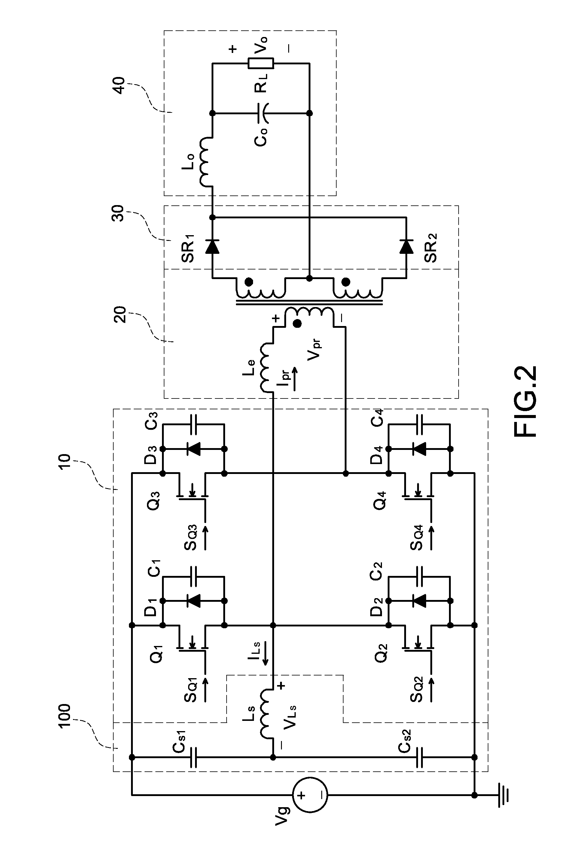 Full-bridge phase-shift converter with auxiliary zero-voltage-switching circuit