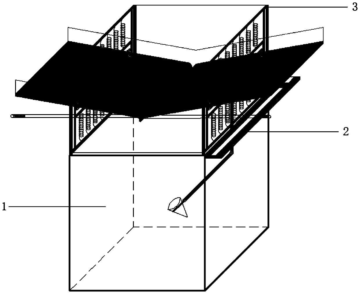 Experimental device for simulating excavation of foundation pit