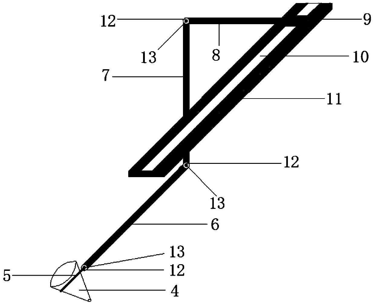 Experimental device for simulating excavation of foundation pit