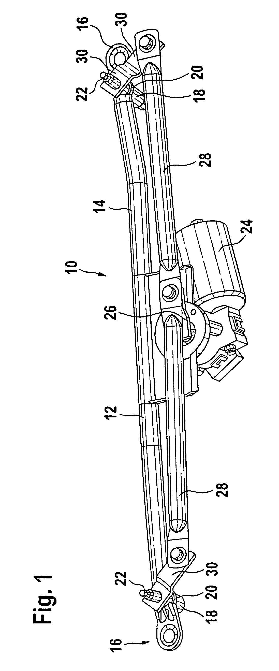 Windscreen wiper device, in particular for a motor vehicle