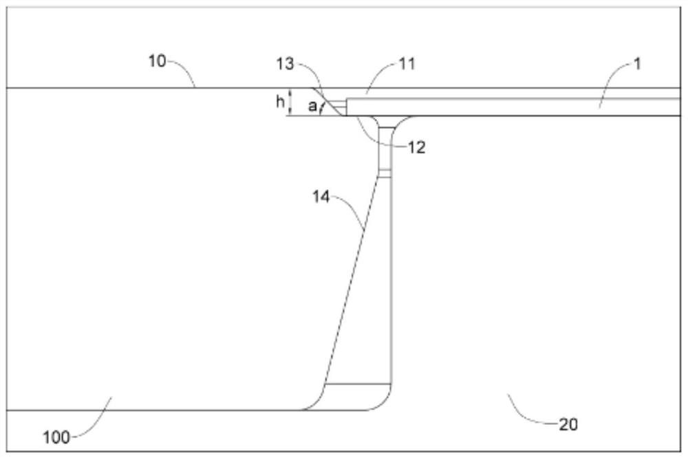 Tray device capable of adjusting thickness of wafer edge film