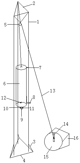 A variable water head generating device