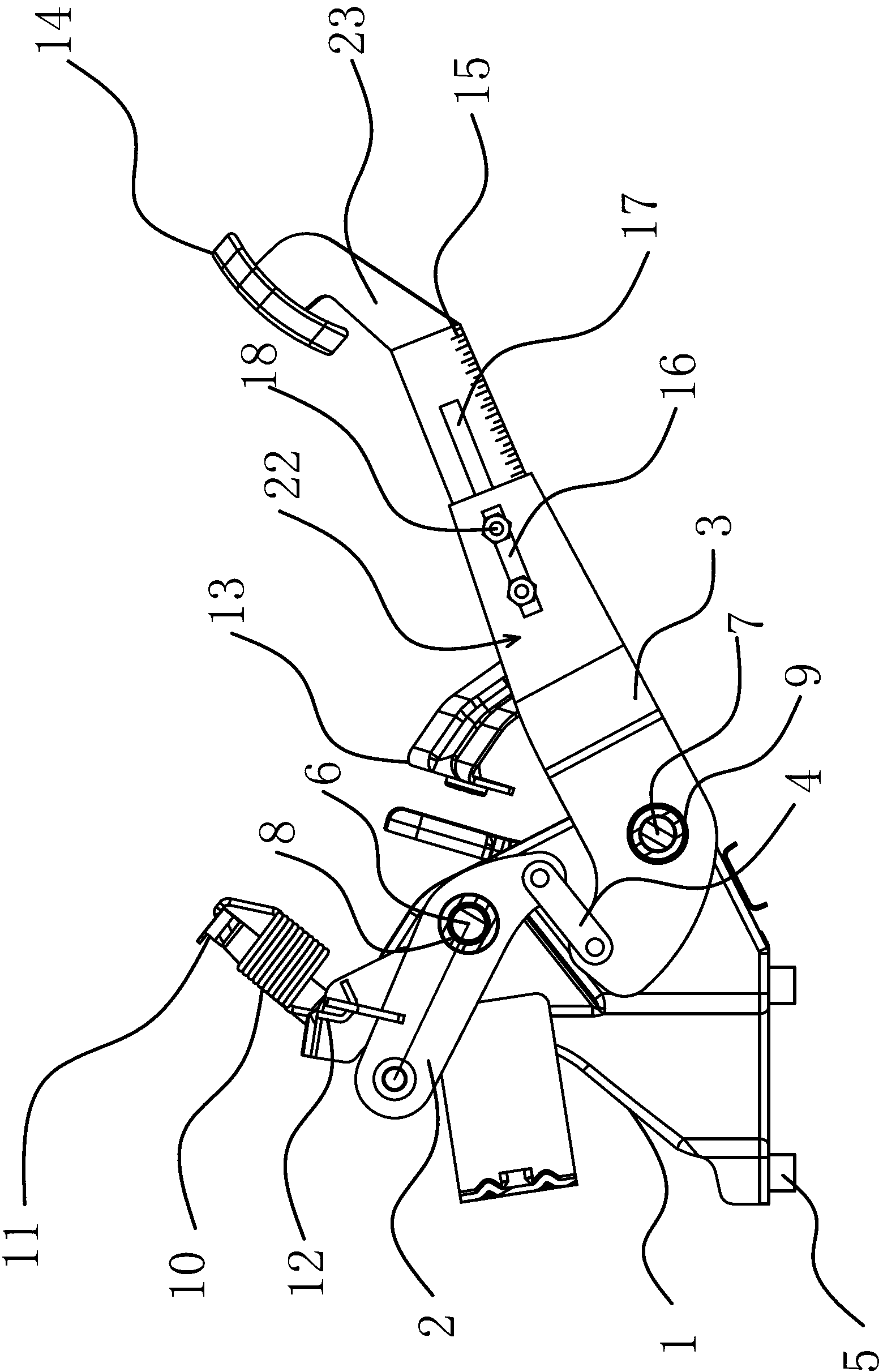 Automobile brake pedal component