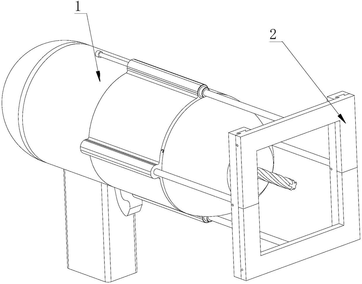 Electric drill capable of preventing punching of skewed hole