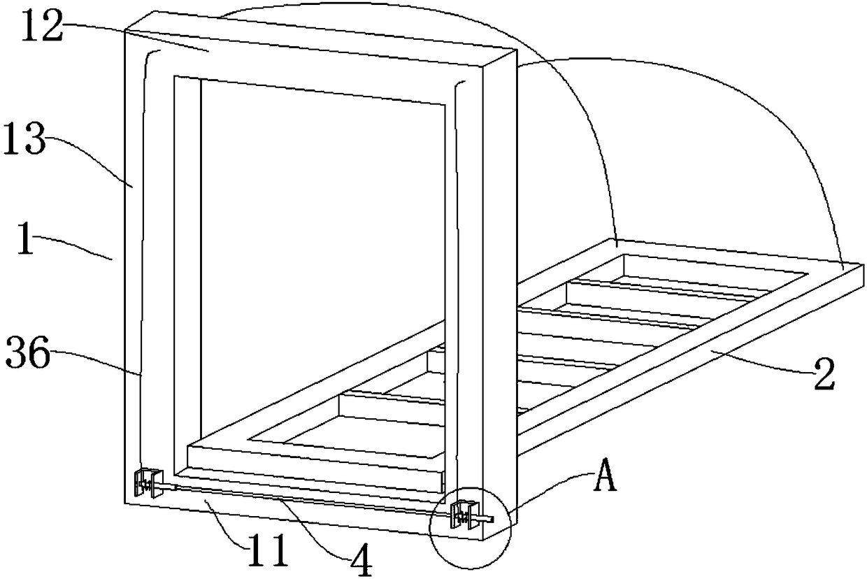 Anti-theft escape window