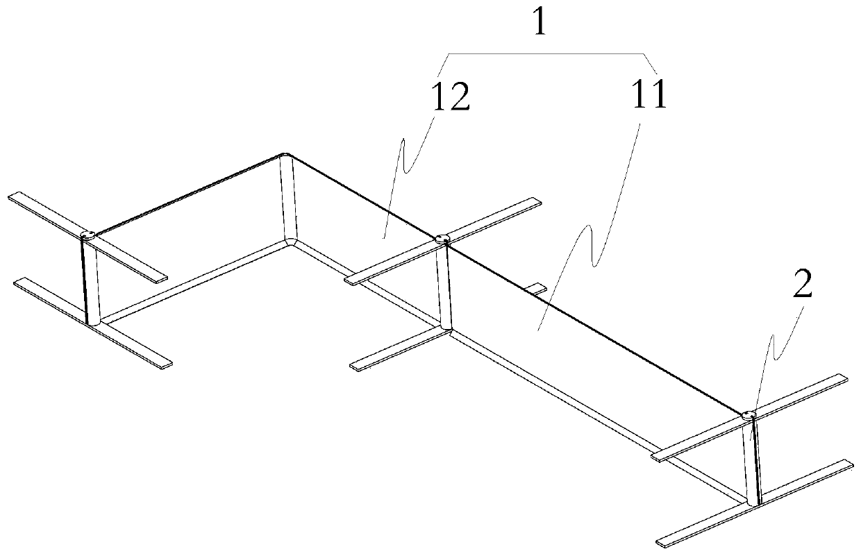 Modular tool of steel plate for sealing water and construction method thereof