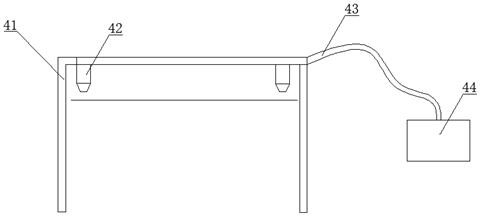 Coating process for flame retardant glue for chemical fiber cloth