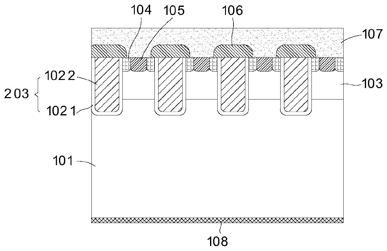 Power semiconductor device cell structure, preparation method thereof and power semiconductor device