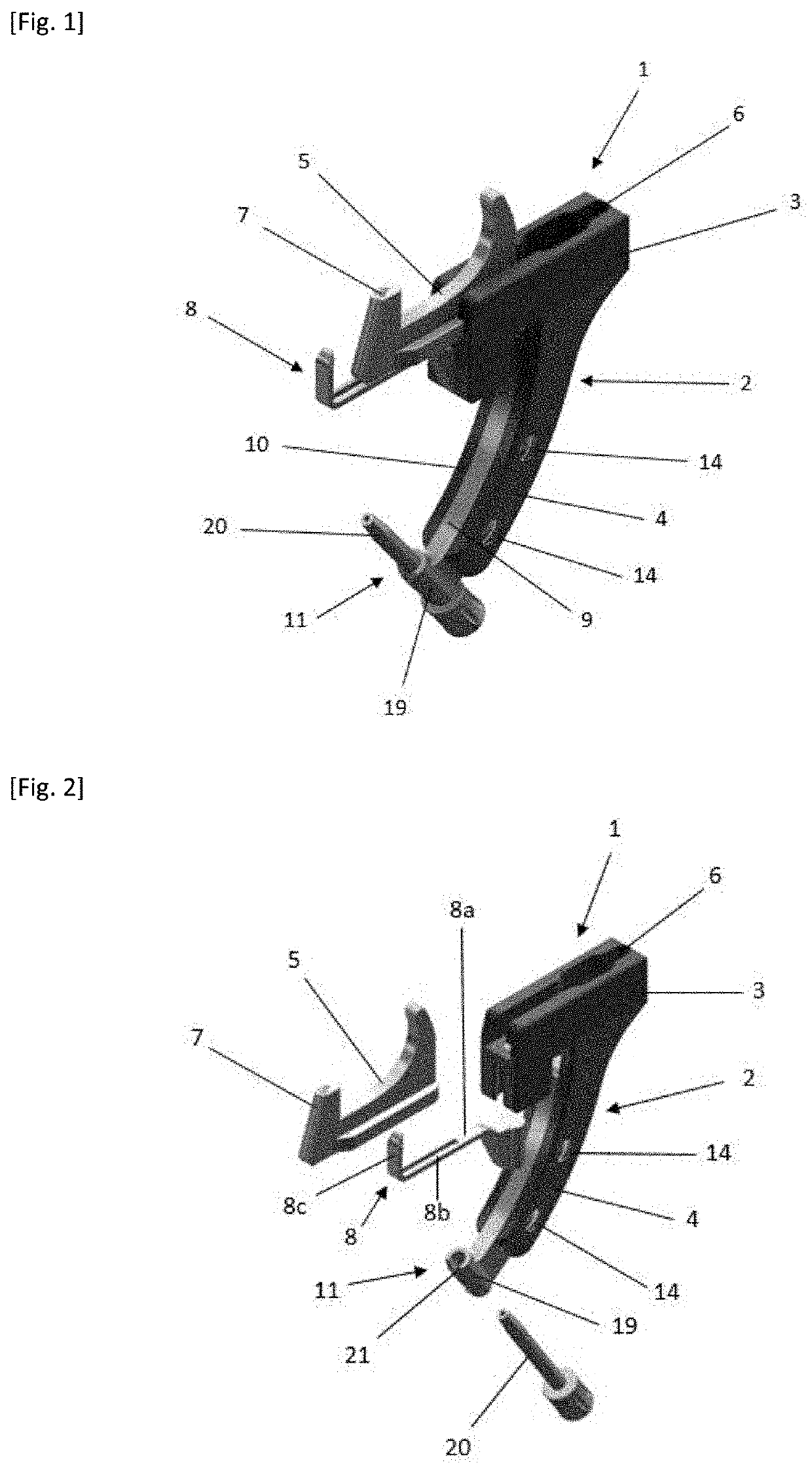 Reusable surgical guide for osteosynthesis surgery in particular of the hallux valgus