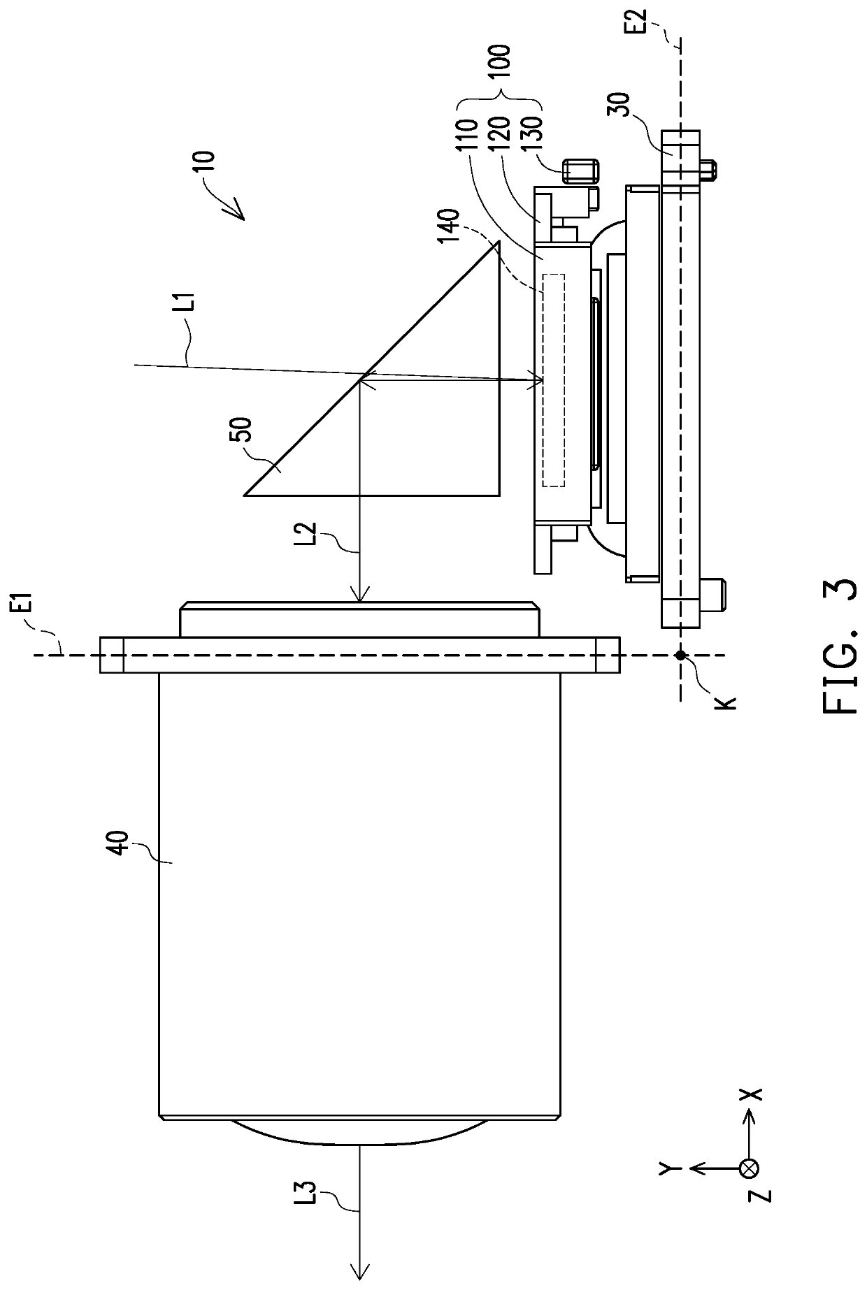 Projection device