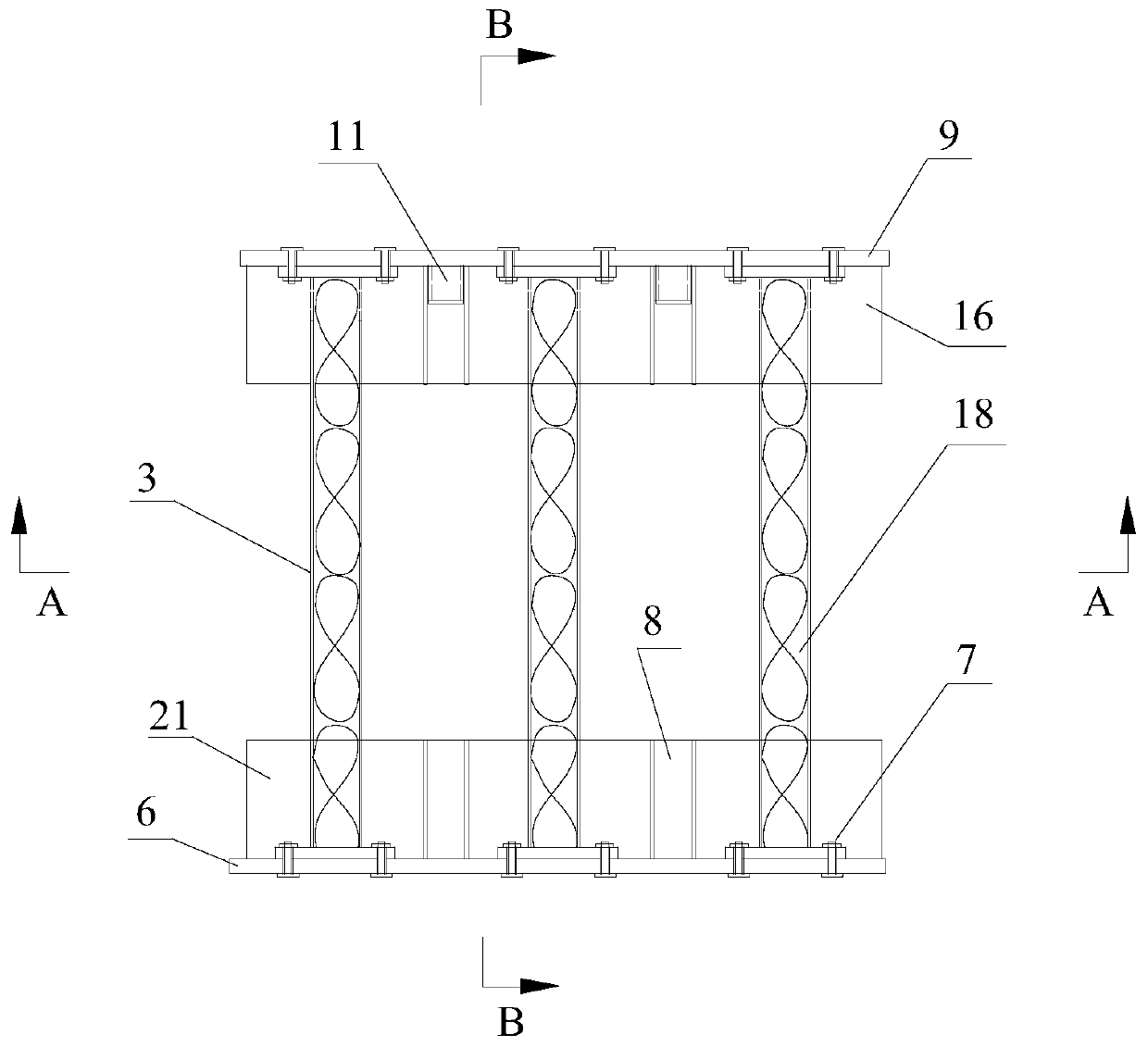 Method for treating tunnel collapse using pavilion-type bracket