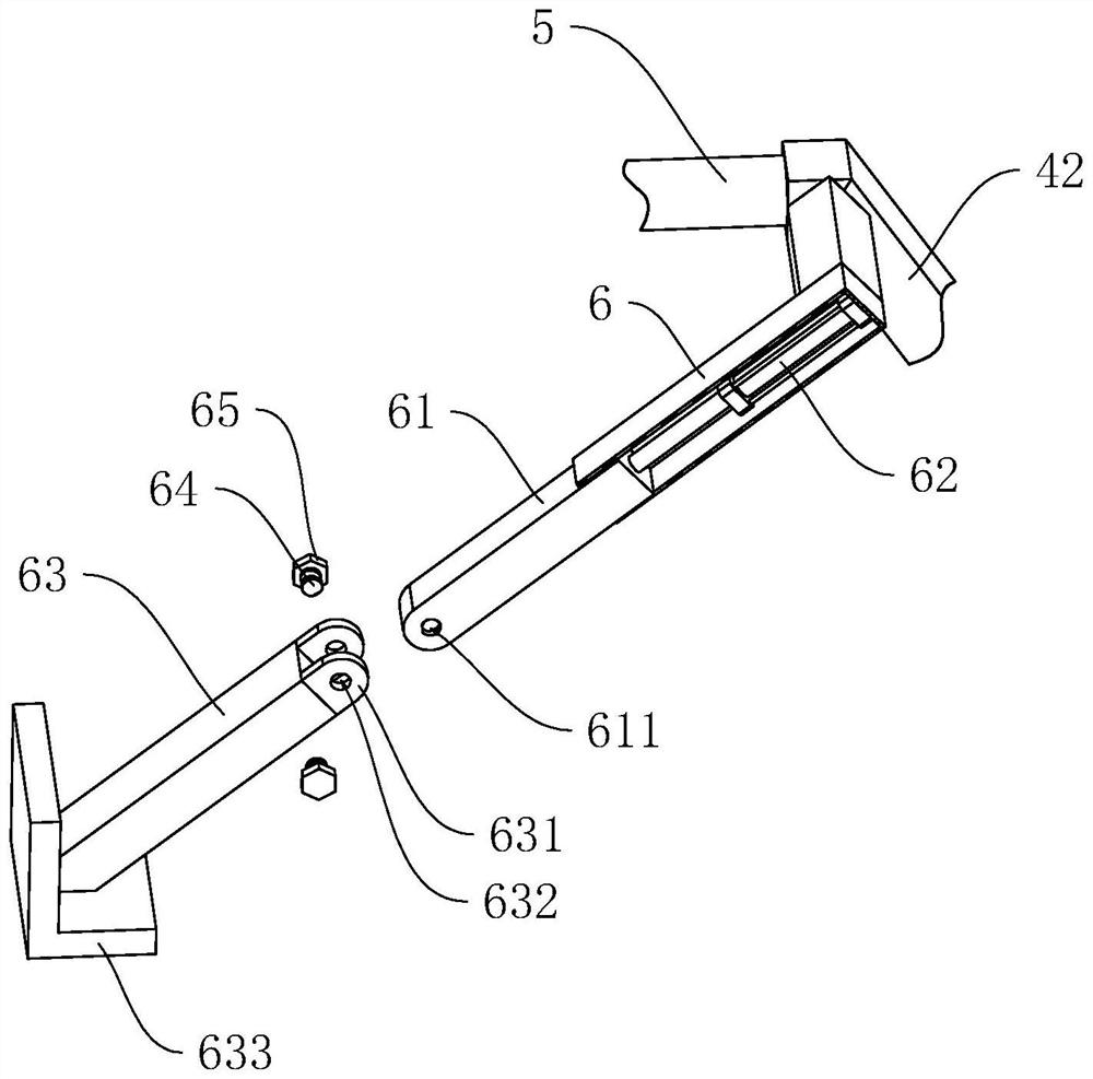 Anti-toppling structure in building demolition process and method thereof