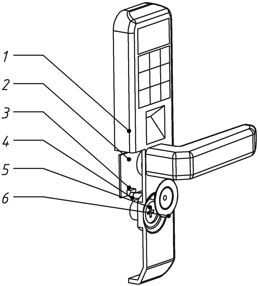 A control method of a fingerprint lock emergency lock protection device