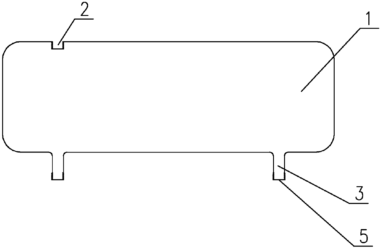A thin-walled square box hollow floor mandrel and its anti-floating method