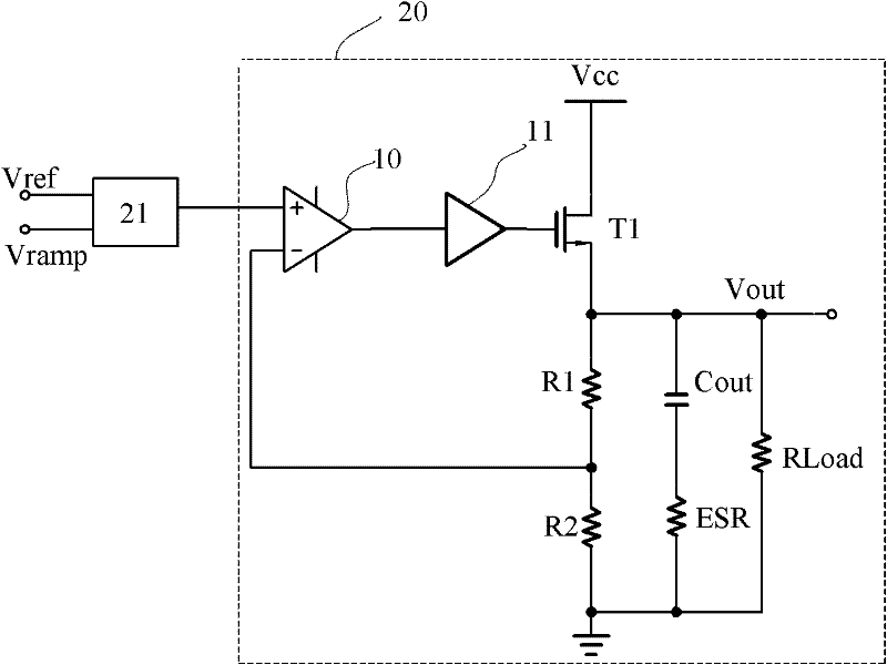 Serial-connection type voltage adjusting circuit