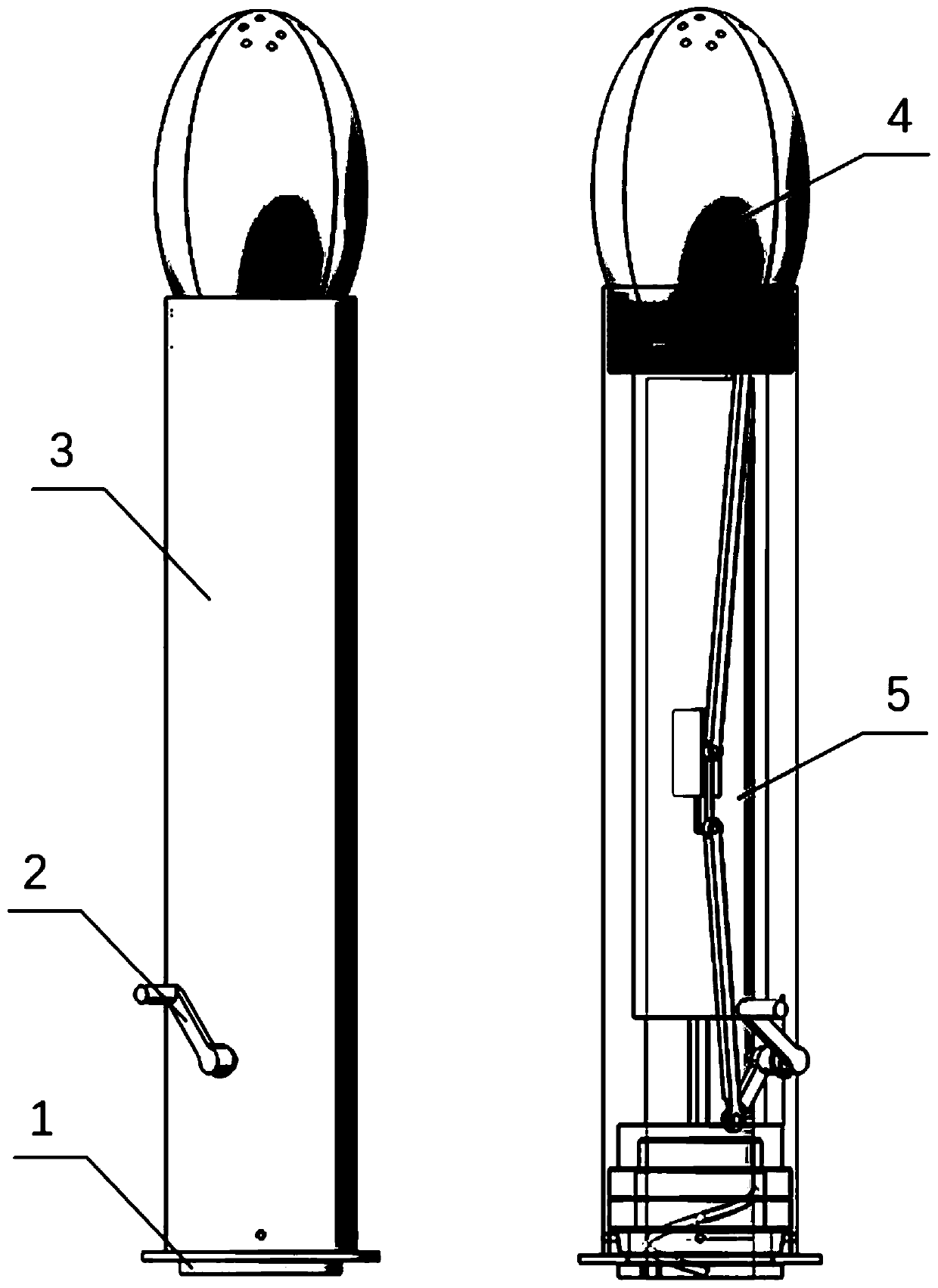 Hollow vector support multifunctional protection device for minimally invasive surgery