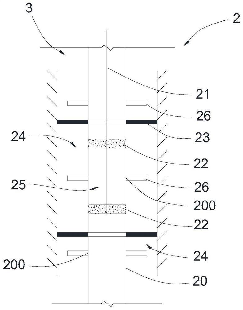 Directional grouting structure and deviation rectifying system of pier roadbed