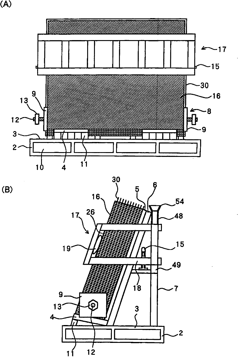 Plate glass packing box, as well as packing method, unpacking method and unpacking device for plate glass packing box
