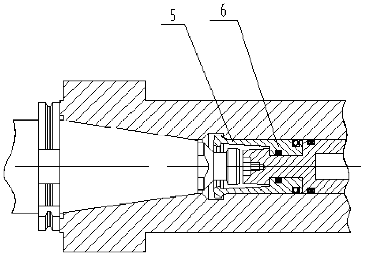 A method for repairing the inner taper hole of the main shaft of the machining center