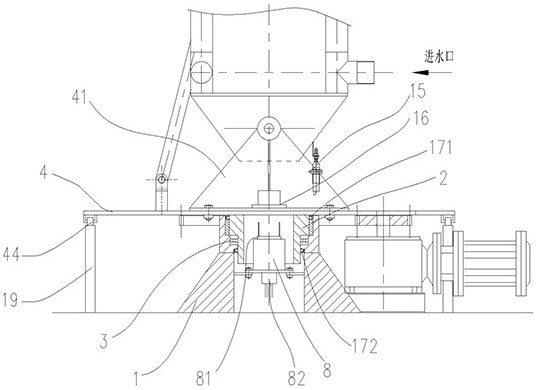 Water dance fountain mechanical arm device