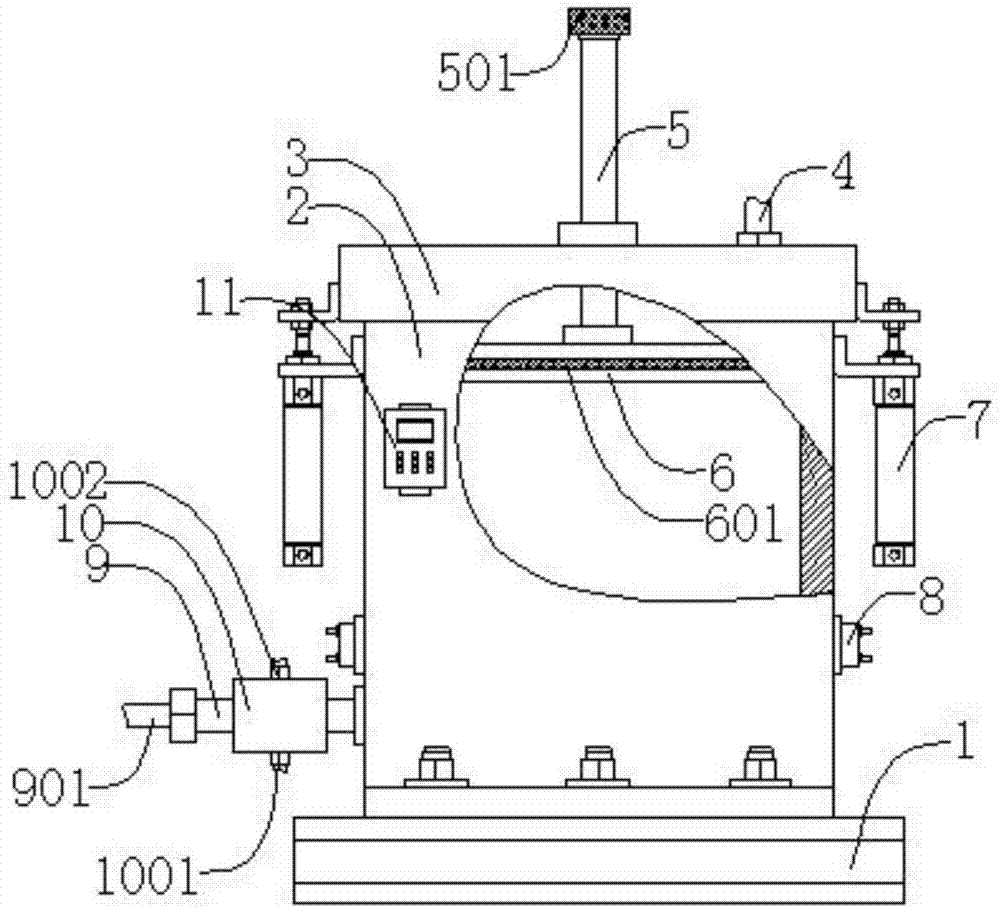 Isothermal casting wax pneumatic extrusion device