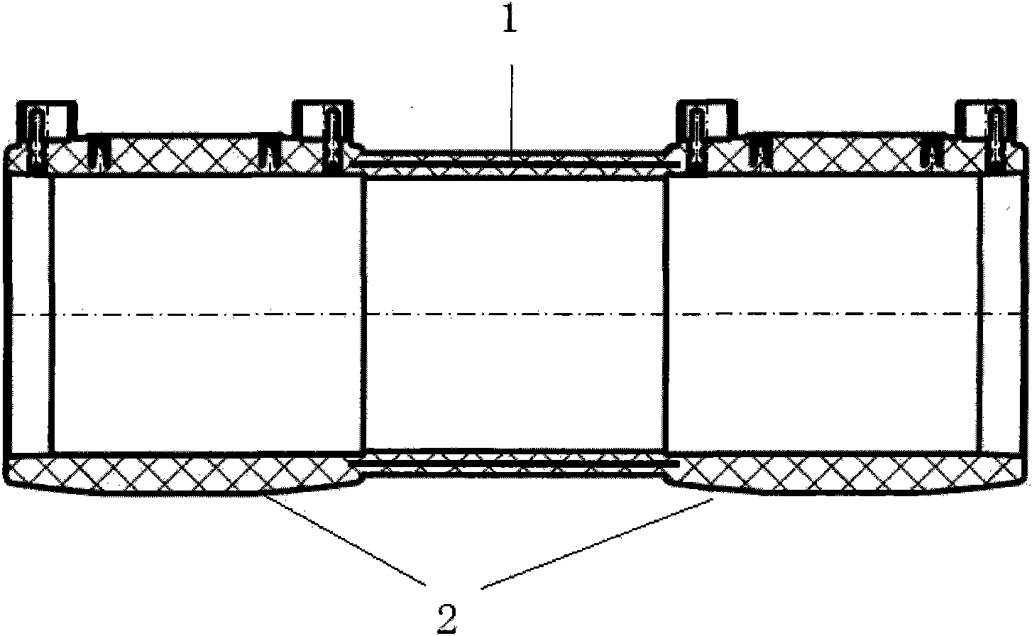 Connection tube of steel wire mesh framework composite tube and manufacturing method thereof