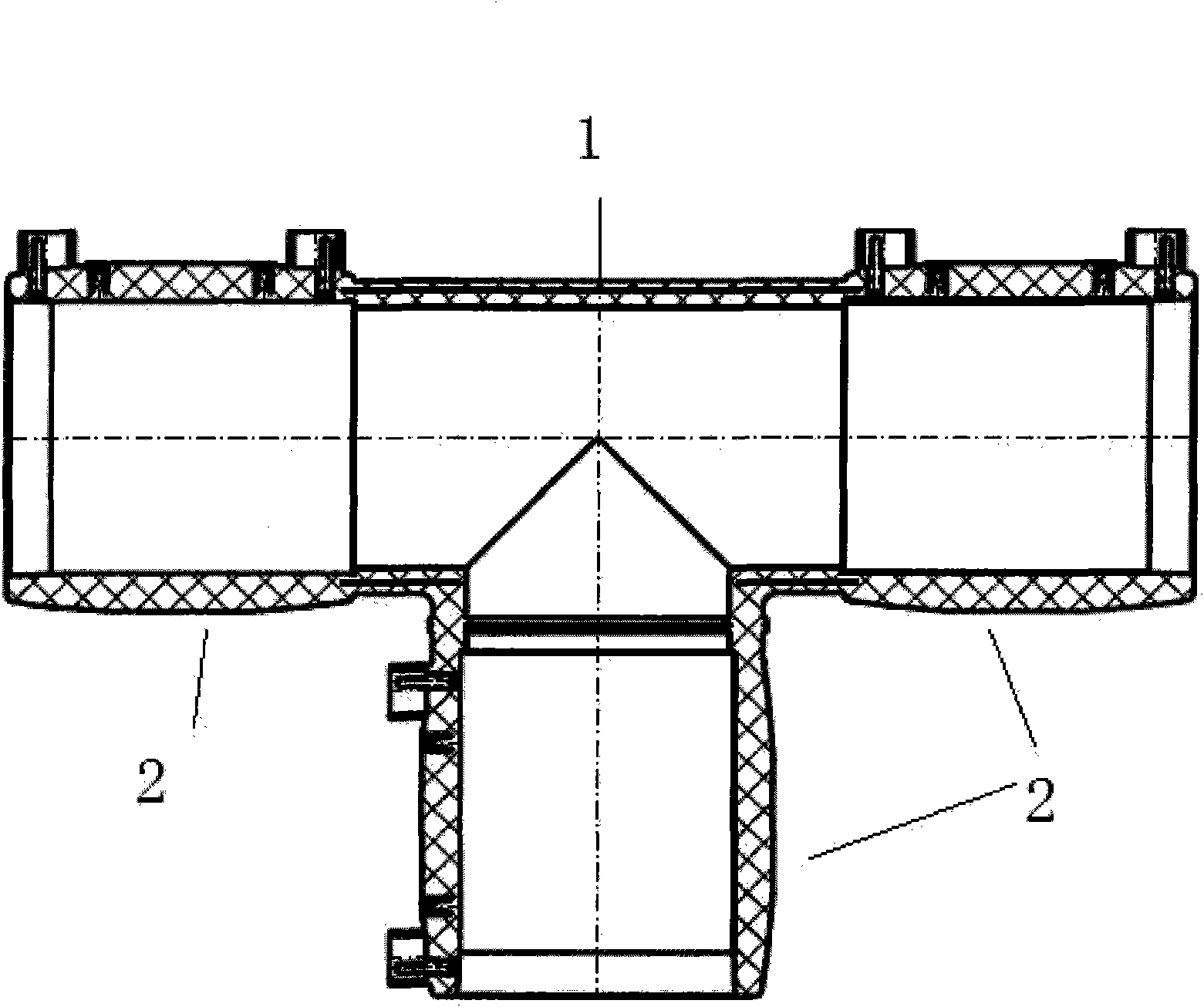 Connection tube of steel wire mesh framework composite tube and manufacturing method thereof