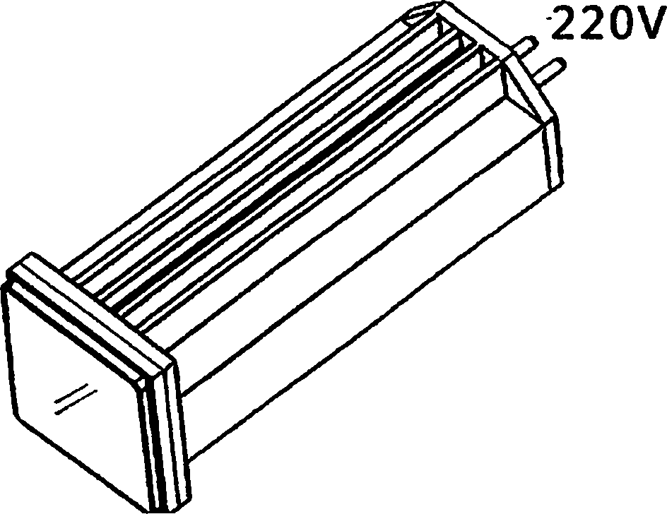 Power supply device with cooling function capable of being integrated with LED chip