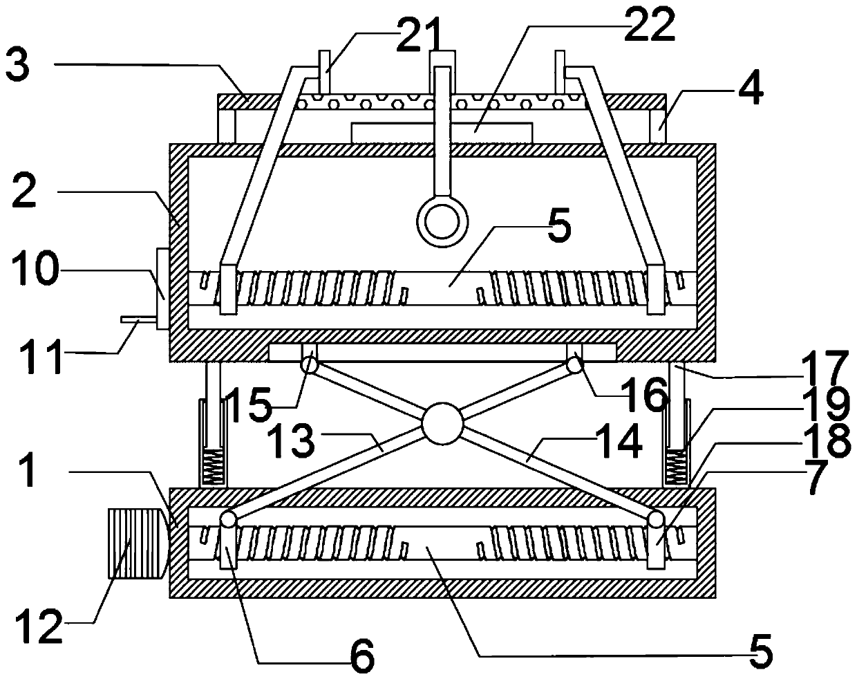 Workbench for automobile part punching