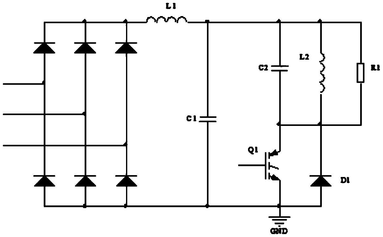 A single-tube induction cooker circuit and a single-tube induction cooker control method