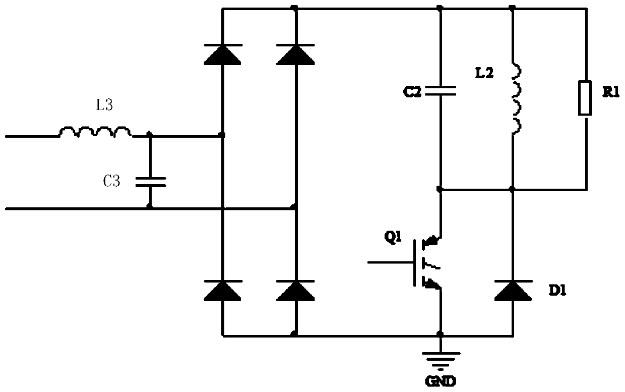 A single-tube induction cooker circuit and a single-tube induction cooker control method